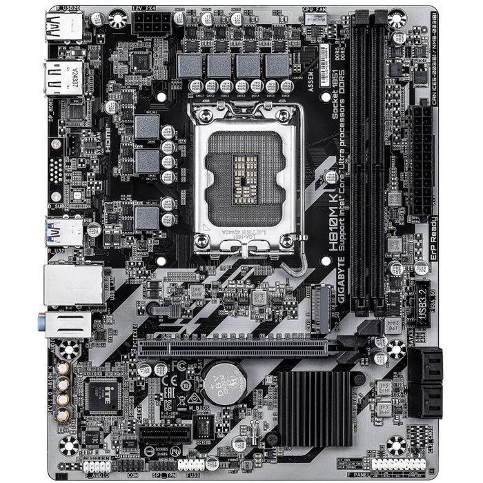 Gigabyte H810M K Micro ATX DDR5 LGA 1851